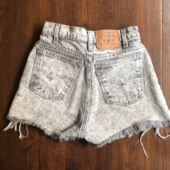 SOLD ❤️ Vintage orange tab 550 cut off shorts - Picture 3 of 4